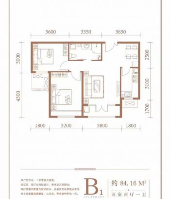 建面84