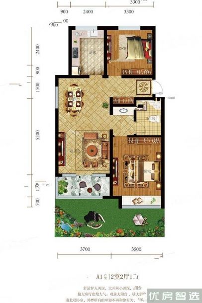 建面建筑面积：约115平米