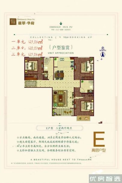 建面建筑面积：约109平米