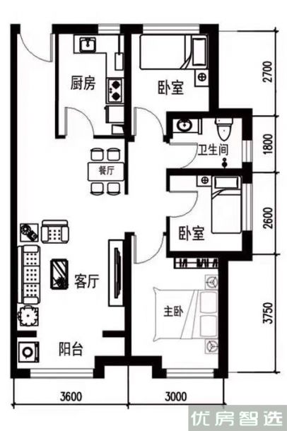 建面建筑面积：约106平米