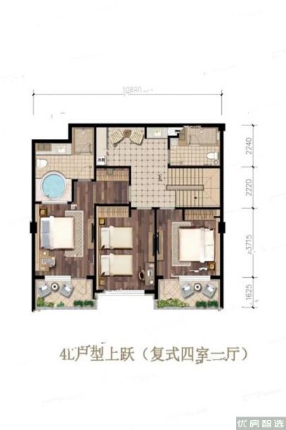 建面建筑面积：约256平米