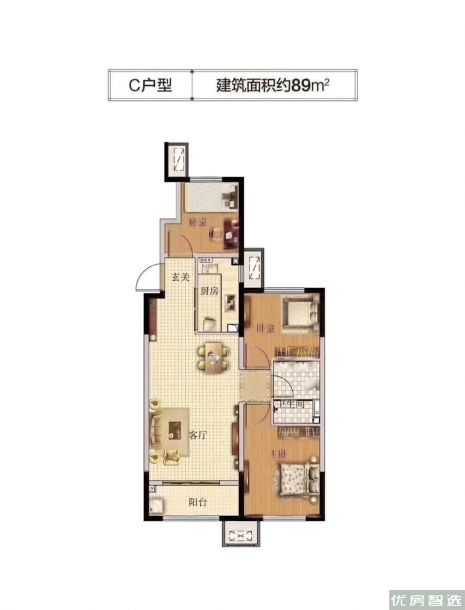 八达岭英国宫五期2室1厅1卫1厨