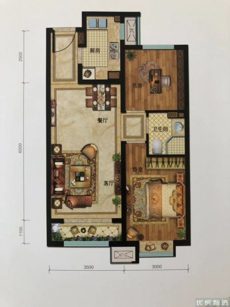 建面建筑面积：约84平米