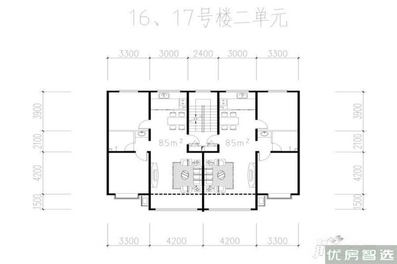 建面建筑面积：约80平米