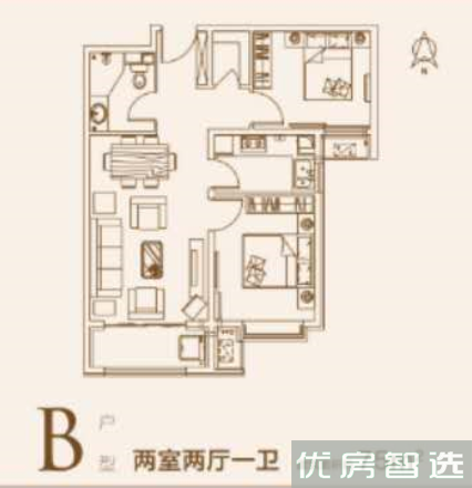 文安智慧新城2室2厅1卫1厨