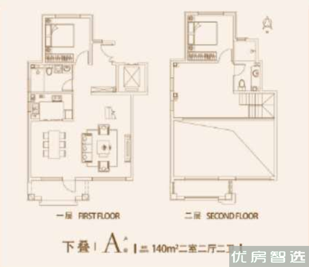 建面建筑面积：约140平米