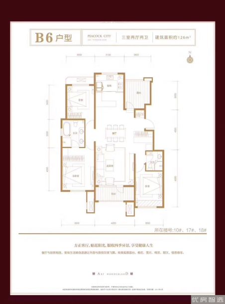 建面建筑面积：约126平米