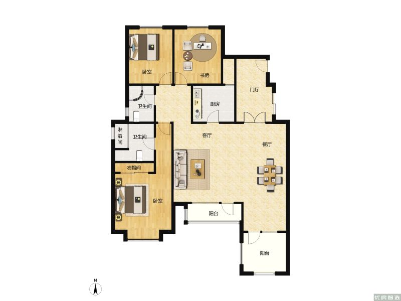 建面建筑面积：约142平米