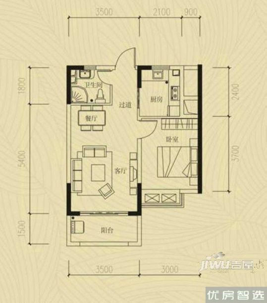 名仕湾楼厦澜江月室厅卫1厨