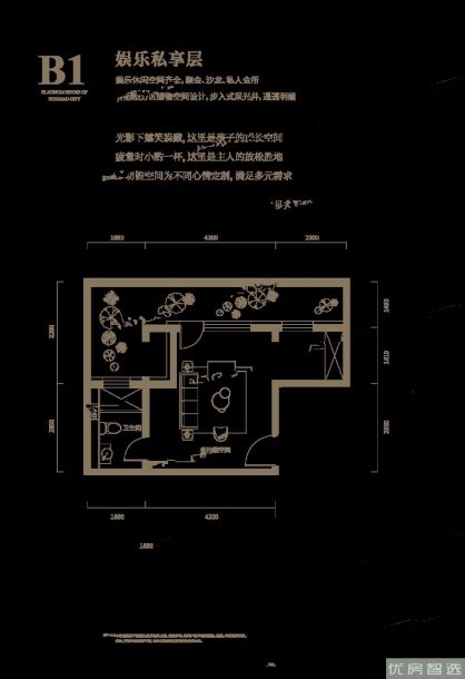 华贸·铂金墅3室2厅2卫1厨