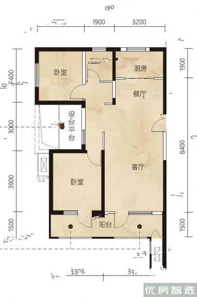 凤城凯旋公馆碧桂园珑悦东方室厅卫1厨